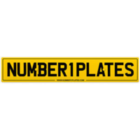 Number1Plates logo
